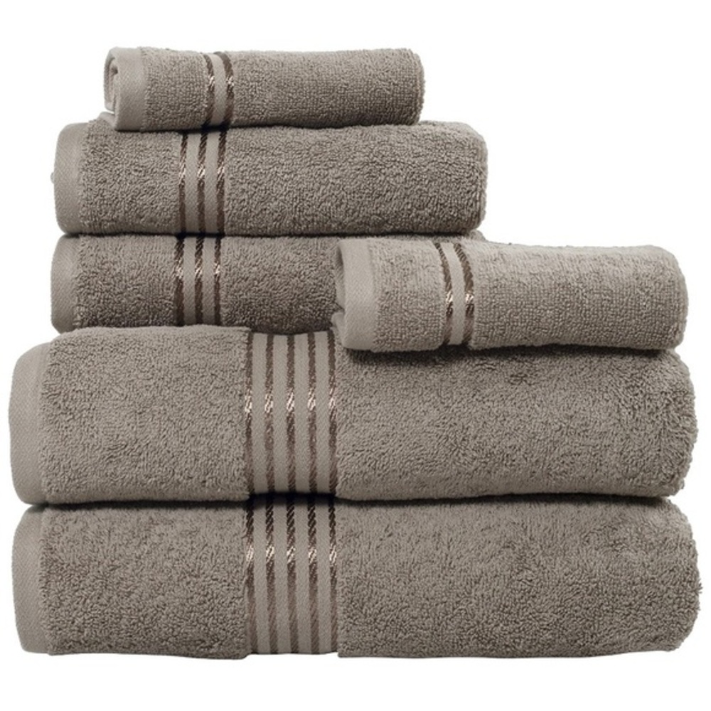 Lavish Home 6 Piece Towel Set Taupe